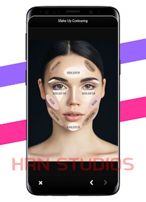 Download Tutorial on makeup contours (Free Ad MOD) for Android