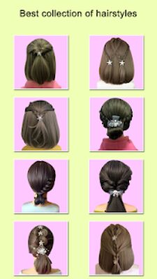 Download Hairstyles for short hair Girls (Premium MOD) for Android