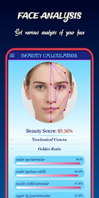 Download Beauty Calculator: Face analysis & attractiveness (Free Ad MOD) for Android