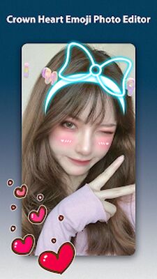 Download Crown Heart Emoji Photo Editor (Premium MOD) for Android