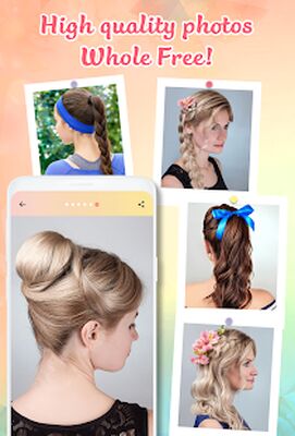Download Hairstyle app: Hairstyles step by step for girls (Unlocked MOD) for Android