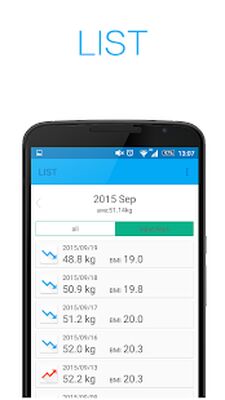 Download WEIGHT LOG (Pro Version MOD) for Android