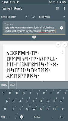 Download Write in Runic: Rune Writer & Keyboard (Premium MOD) for Android