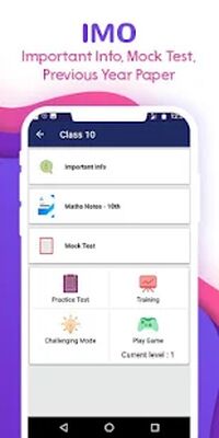 Download IMO 2022 : Class 10th to 6th (Premium MOD) for Android