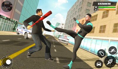 Download Green Rope Hero Crime City Games – Gangstar Crime (Premium MOD) for Android