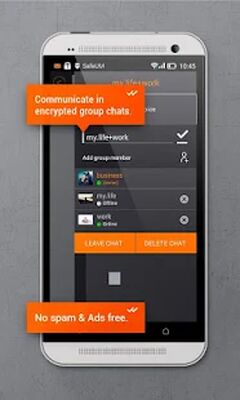 Download Secure messenger SafeUM (Premium MOD) for Android