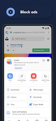 Download Opera browser beta (Free Ad MOD) for Android