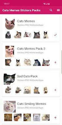 Download Funny Cat Memes Stickers WAStickerApps (Premium MOD) for Android