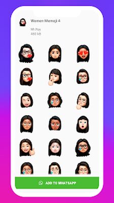 Download Memoji Stickers for WhatsApp (Premium MOD) for Android