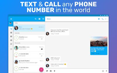Download TextMe Up Calling & Texts (Premium MOD) for Android