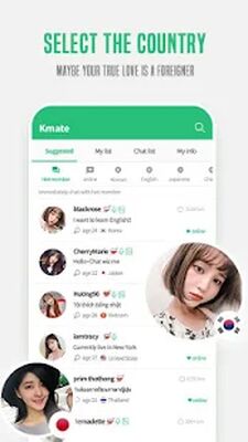 Download Kmate-Meet Korean and foreign friends (Free Ad MOD) for Android