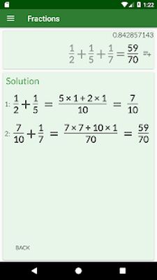 Download Fractions: calculate & compare (Unlocked MOD) for Android