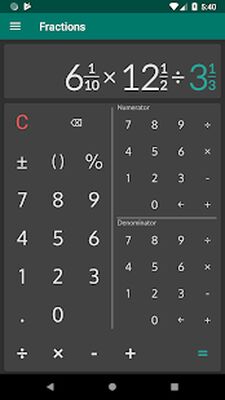 Download Fractions: calculate & compare (Unlocked MOD) for Android