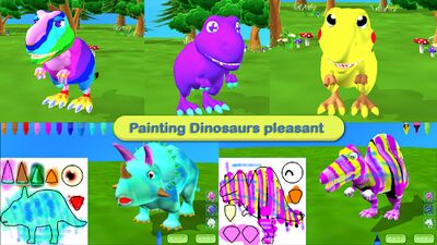 Download Dinosaur Coloring 3D (Free Ad MOD) for Android