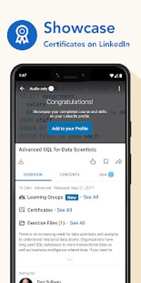 Download LinkedIn Learning: Online Courses to Learn Skills (Free Ad MOD) for Android
