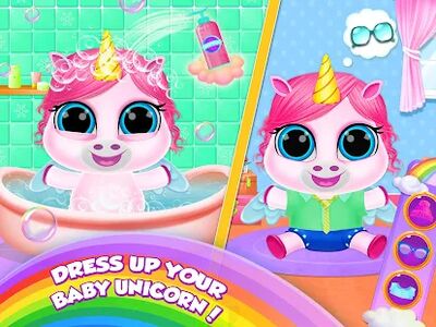 Download Baby Unicorn care Pet Pony (Unlocked MOD) for Android