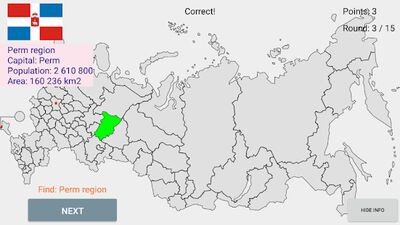 Download Regions of Russia Quiz (Free Ad MOD) for Android
