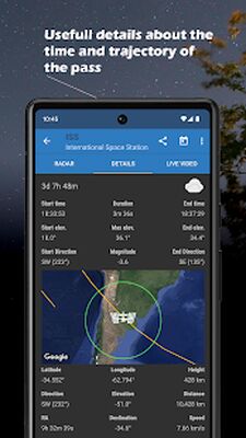 Download ISS Detector Satellite Tracker (Free Ad MOD) for Android