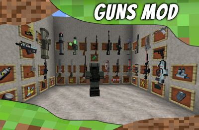 Download Mod Guns for MCPE. Weapons mods and addons. (Pro Version MOD) for Android