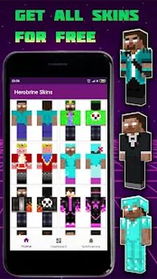 Download Herobrine Skins for Minecraft PE (Premium MOD) for Android