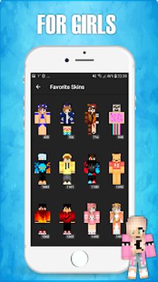 Download Skins for Minecraft PE (Free Ad MOD) for Android