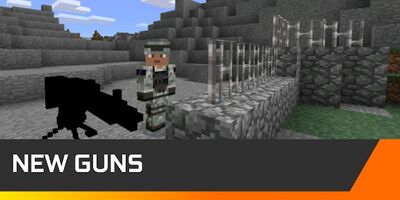 Download Guns Mod for Minecraft PE (Pro Version MOD) for Android