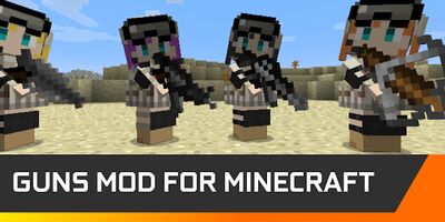 Download Guns Mod for Minecraft PE (Pro Version MOD) for Android