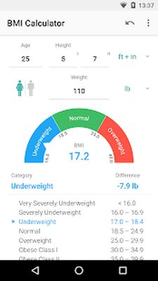 Download BMI Calculator (Unlocked MOD) for Android