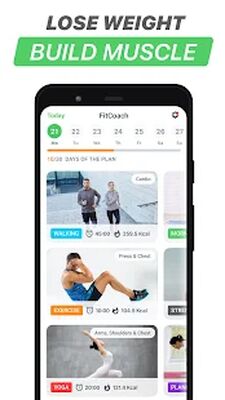 Download FitCoach: Fitness Coach & Diet (Unlocked MOD) for Android