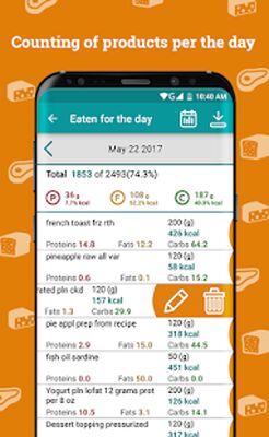 Download Calorie counter (Premium MOD) for Android