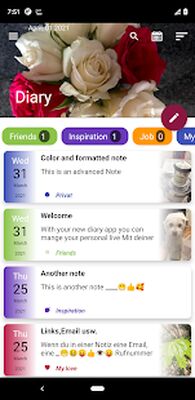 Download Diary app with lock (Premium MOD) for Android