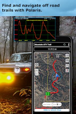 Download Polaris GPS: Hiking, Offroad (Free Ad MOD) for Android
