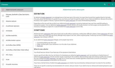 Download Diseases Dictionary & Treatments Offline (Premium MOD) for Android