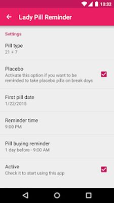 Download Lady Pill Reminder ® (Pro Version MOD) for Android