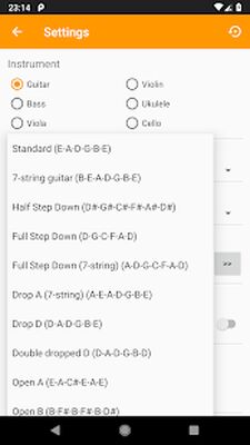 Download Guitar and Violin Tuner (Free Ad MOD) for Android