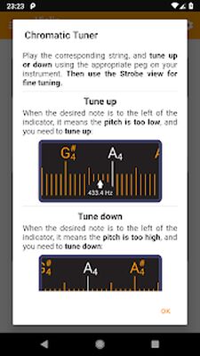 Download Guitar and Violin Tuner (Free Ad MOD) for Android