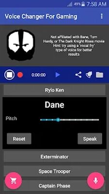 Download Voice Changer Mic for Gaming (Unlocked MOD) for Android