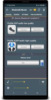 Download Bluetooth Music Widget Battery (Unlocked MOD) for Android
