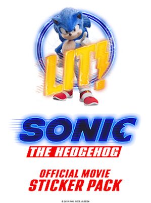 Download Official Sonic Movie Stickers for Gboard (Free Ad MOD) for Android