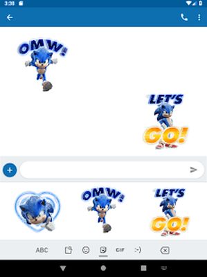 Download Official Sonic Movie Stickers for Gboard (Free Ad MOD) for Android