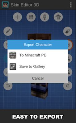 Download Skin Editor 3D for Minecraft (Pro Version MOD) for Android