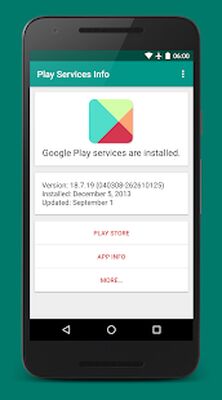 Download Play Services Info (Update) (Free Ad MOD) for Android