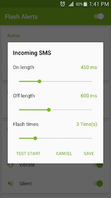 Download Flash Alerts on Call and SMS (Pro Version MOD) for Android