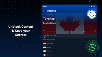 Download Windscribe VPN (Premium MOD) for Android