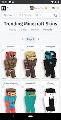 Download NameMC: The Best Minecraft Skins (Unlocked MOD) for Android