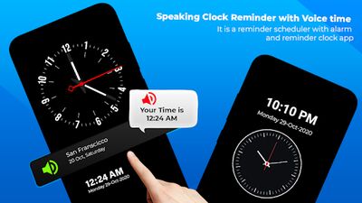 Download Smart Watch Speaking Clock : Talking Clock Time (Pro Version MOD) for Android