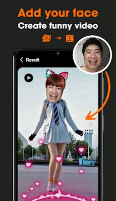Download Add Face To Video Reface video (Free Ad MOD) for Android